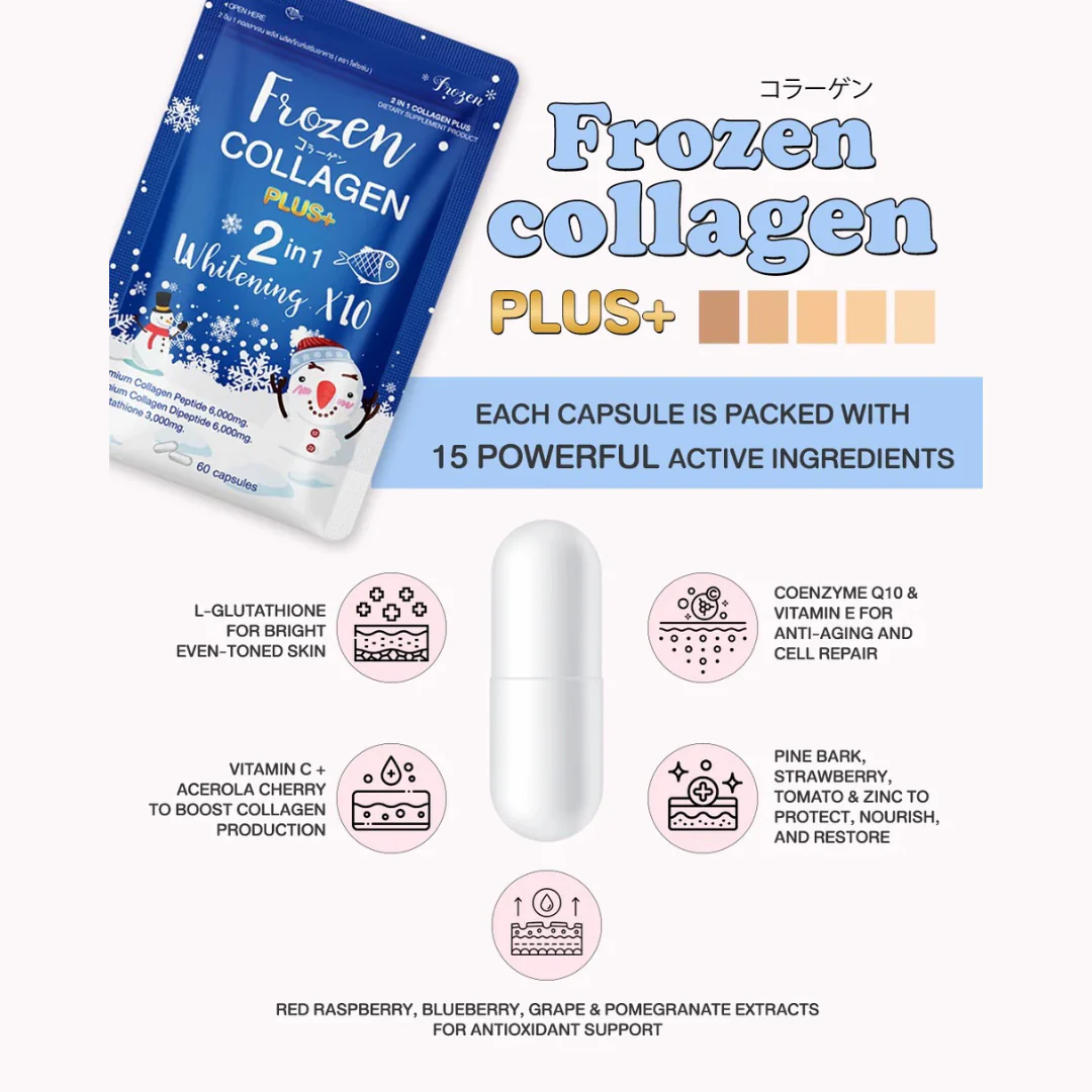 Gluta Frozen Collagen 2 In 1 Capsule