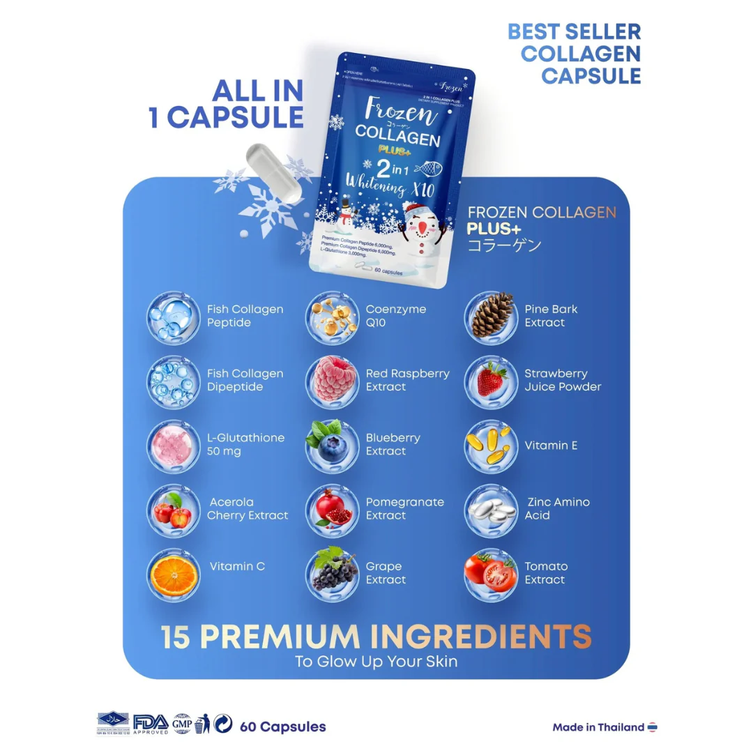 Gluta Frozen Collagen 2 In 1 Capsule